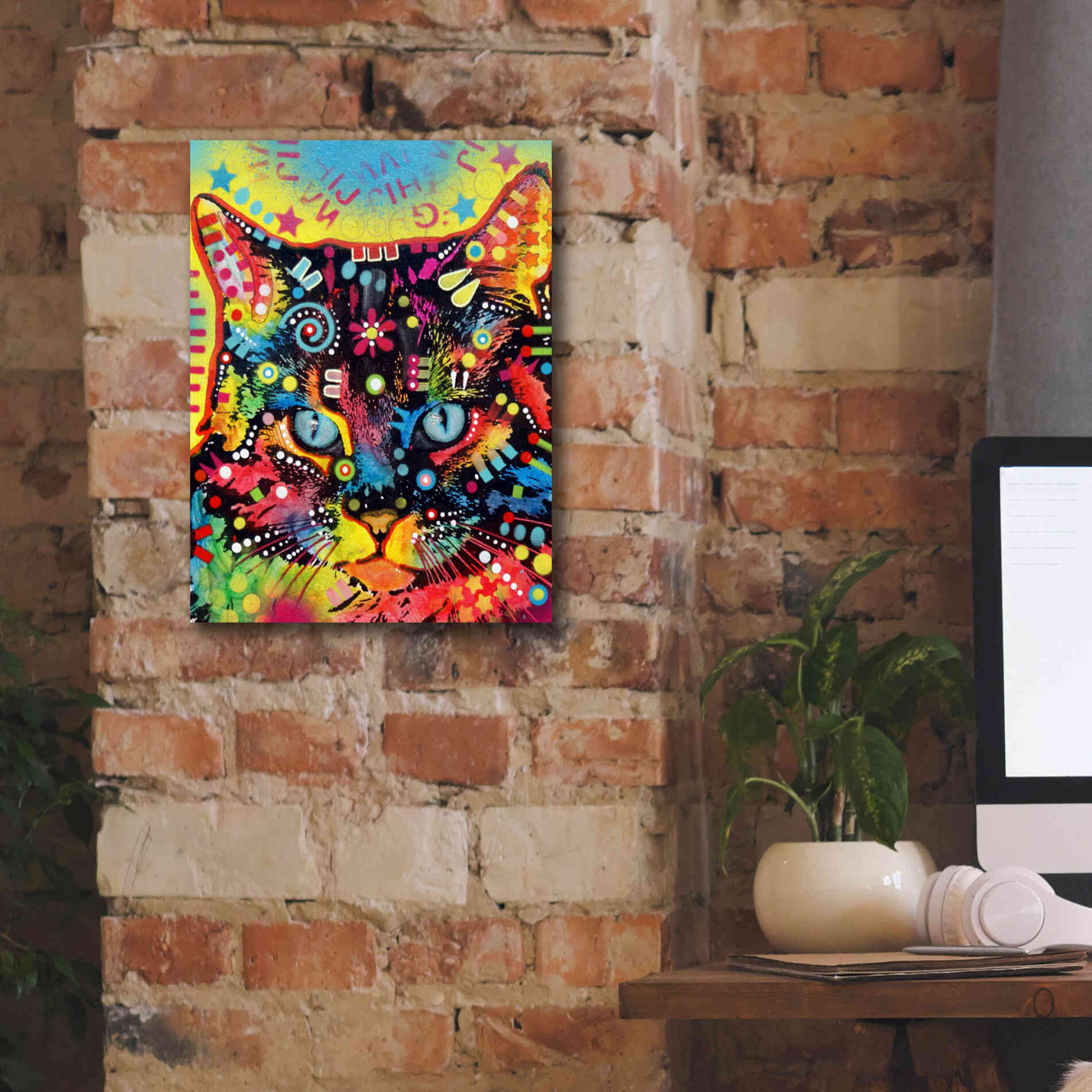 'Manx' by Dean Russo, Giclee Canvas Wall Art,12x16