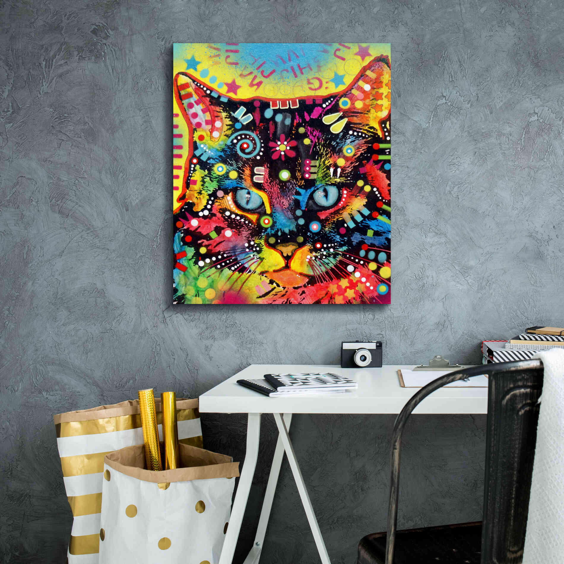 'Manx' by Dean Russo, Giclee Canvas Wall Art,20x24