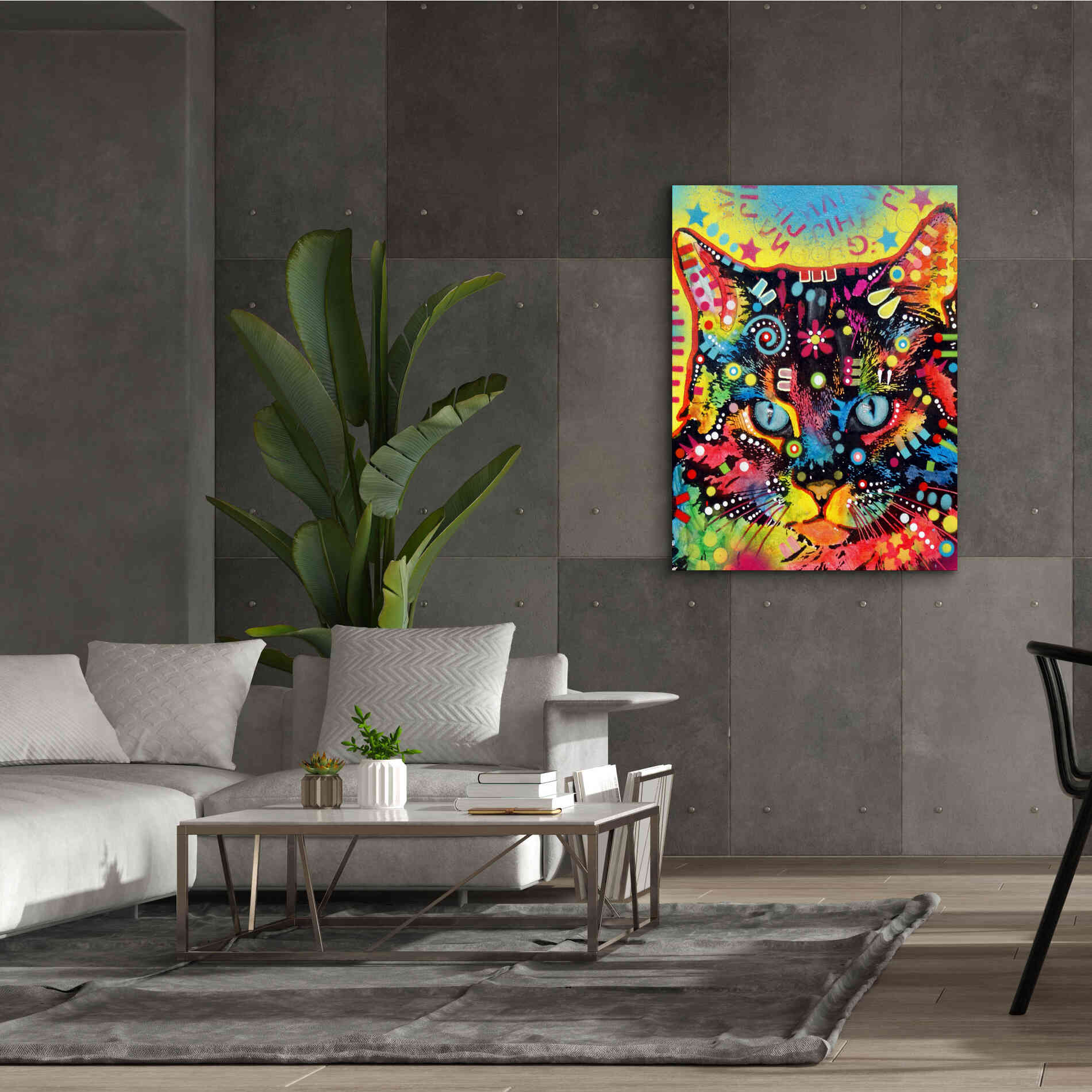 'Manx' by Dean Russo, Giclee Canvas Wall Art,40x54