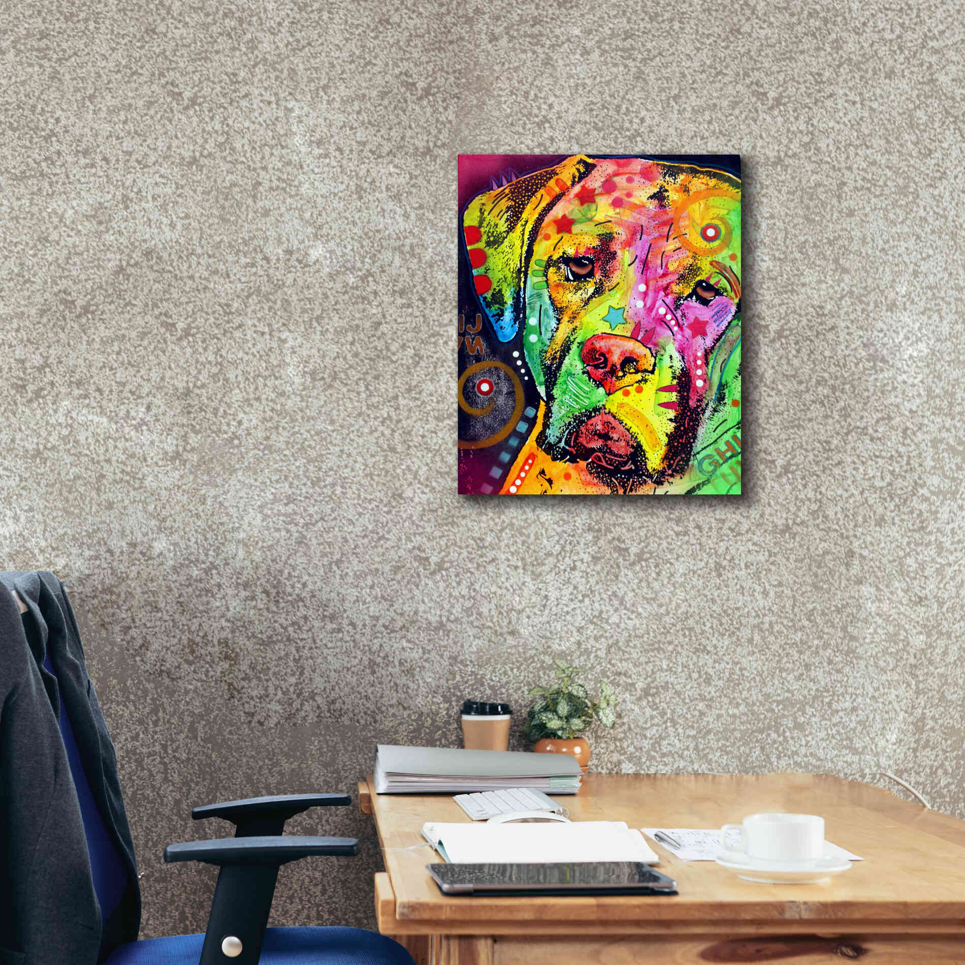 'Mastiff' by Dean Russo, Giclee Canvas Wall Art,20x24