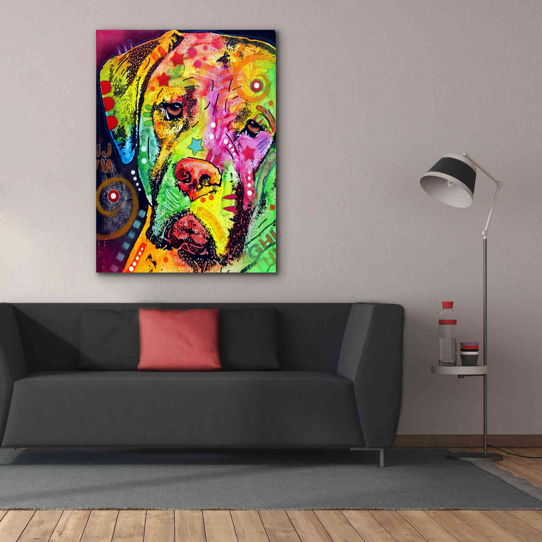 'Mastiff' by Dean Russo, Giclee Canvas Wall Art,40x54