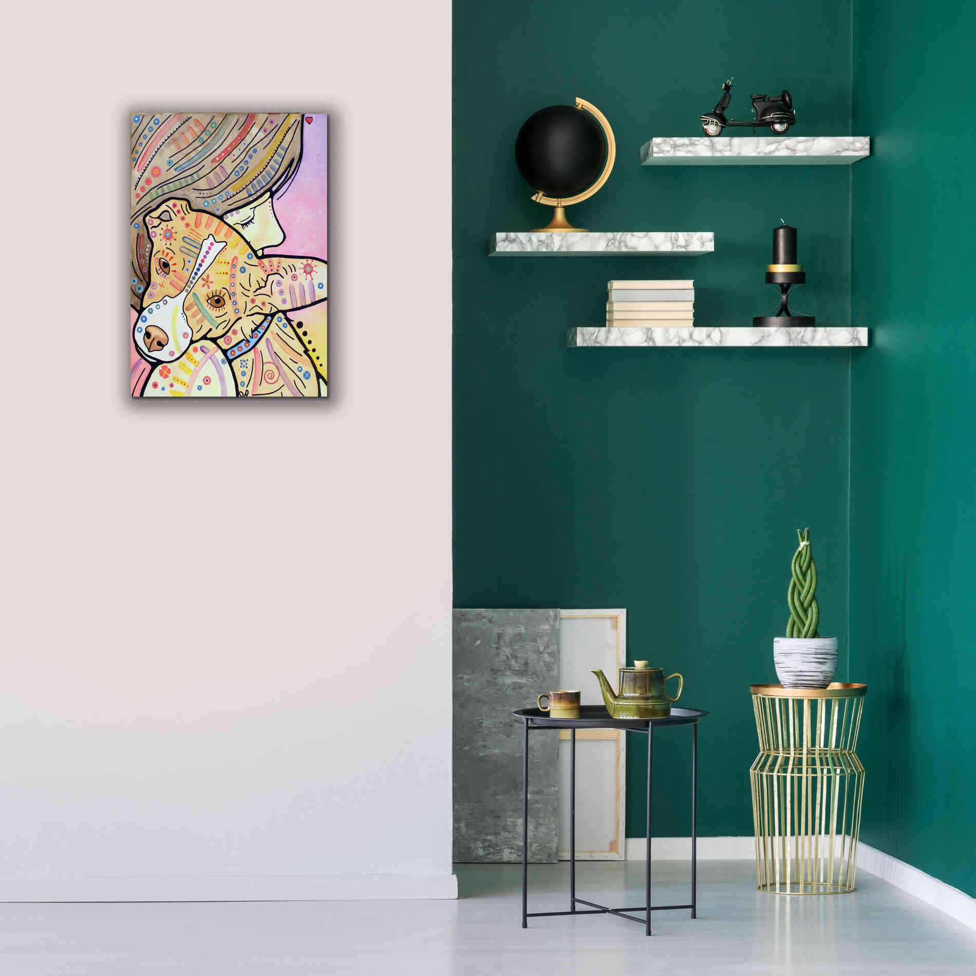 'Pixie' by Dean Russo, Giclee Canvas Wall Art,18x26