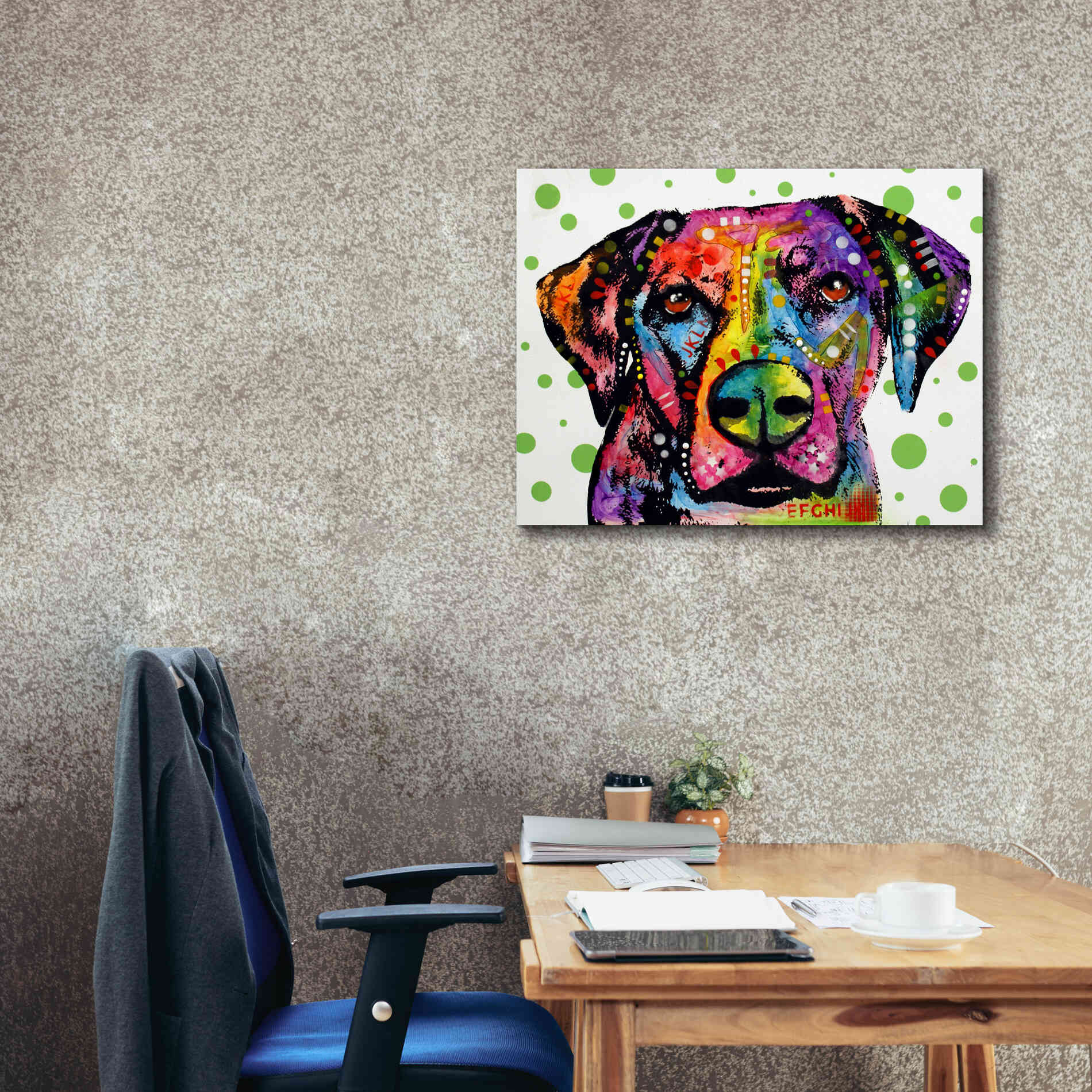 'Rhodesian' by Dean Russo, Giclee Canvas Wall Art,34x26