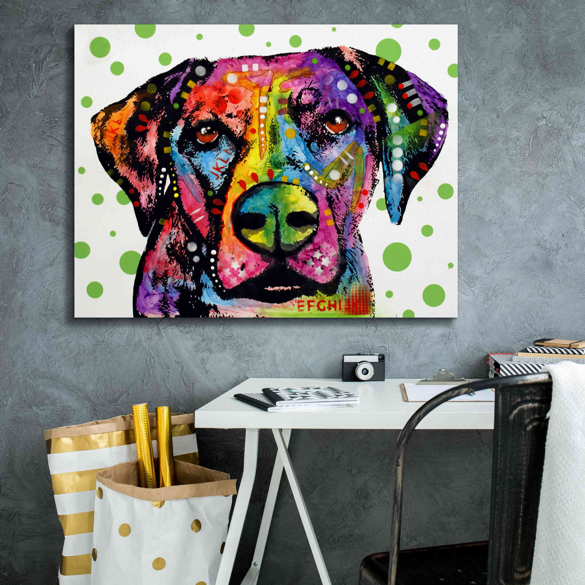 'Rhodesian' by Dean Russo, Giclee Canvas Wall Art,34x26