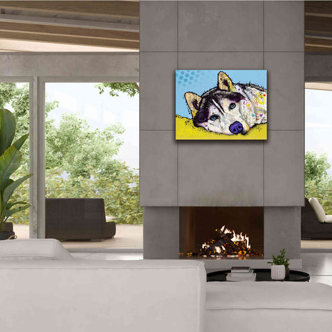 Image of 'Siberian Husky 2' by Dean Russo, Giclee Canvas Wall Art,34x26