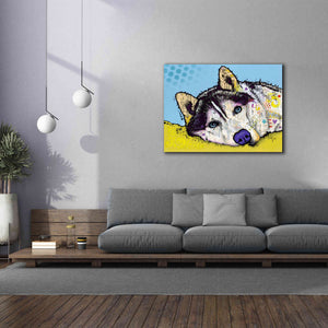 'Siberian Husky 2' by Dean Russo, Giclee Canvas Wall Art,54x40