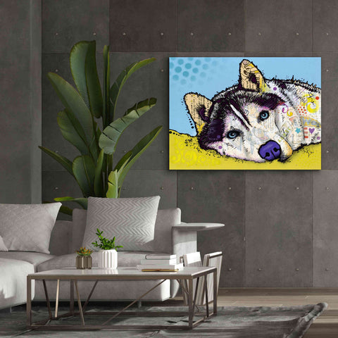 Image of 'Siberian Husky 2' by Dean Russo, Giclee Canvas Wall Art,54x40