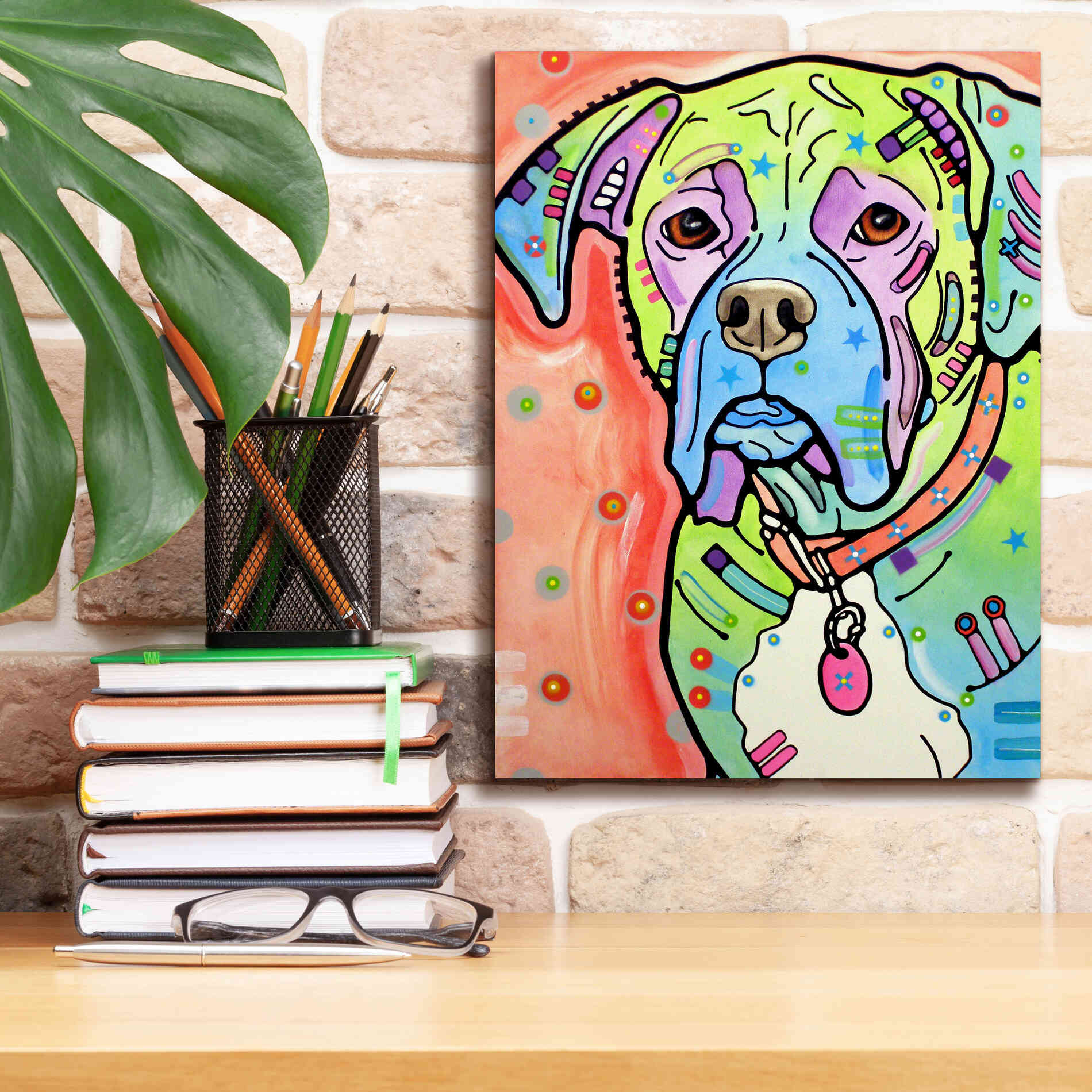 'The Boxer' by Dean Russo, Giclee Canvas Wall Art,12x16