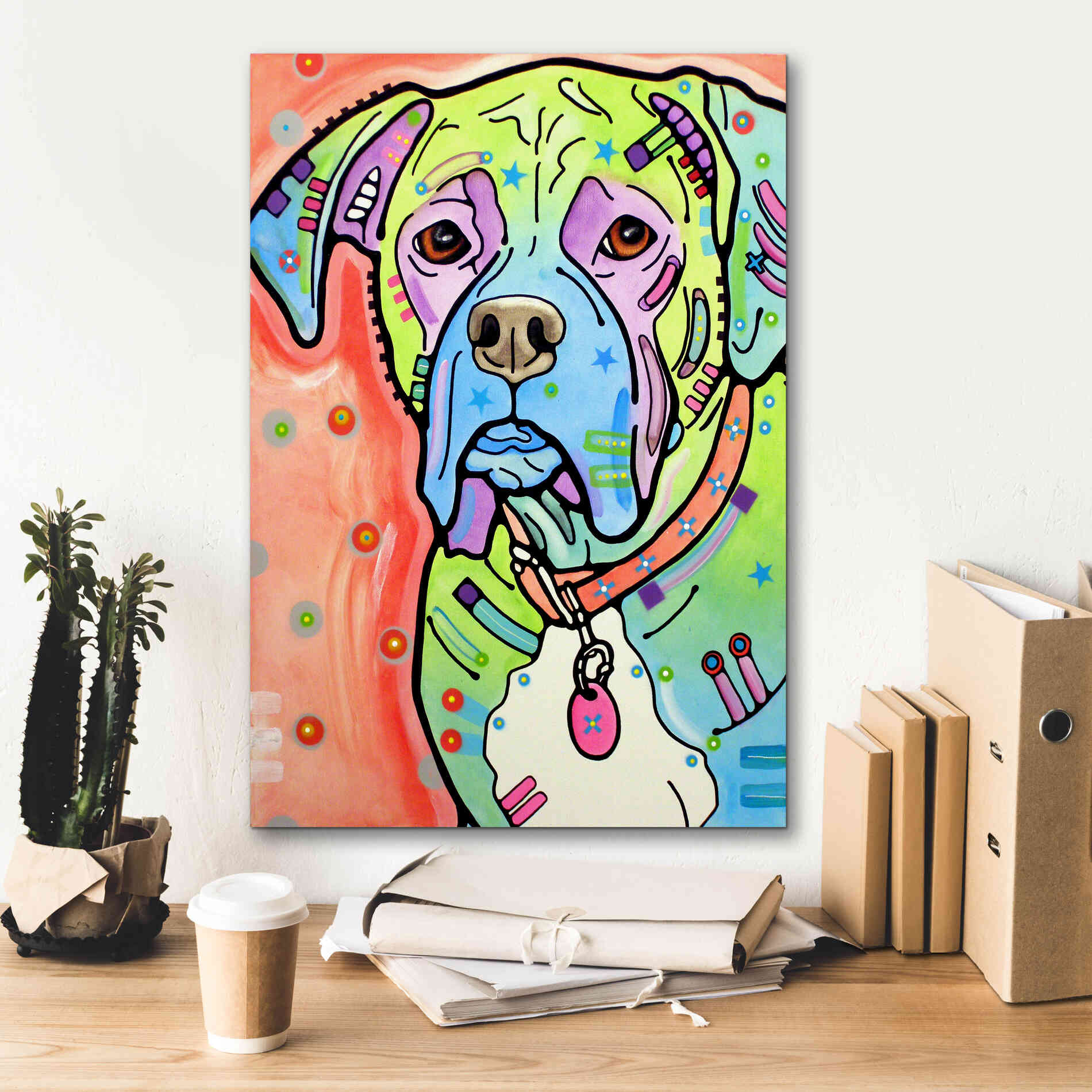 'The Boxer' by Dean Russo, Giclee Canvas Wall Art,18x26