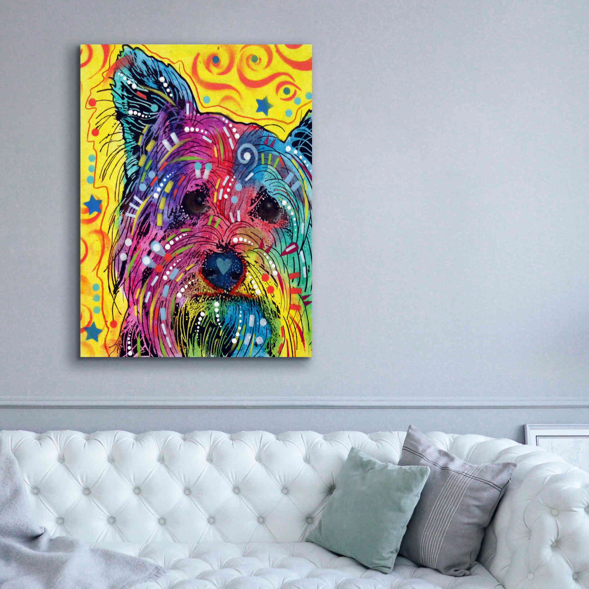 'York I' by Dean Russo, Giclee Canvas Wall Art,40x54