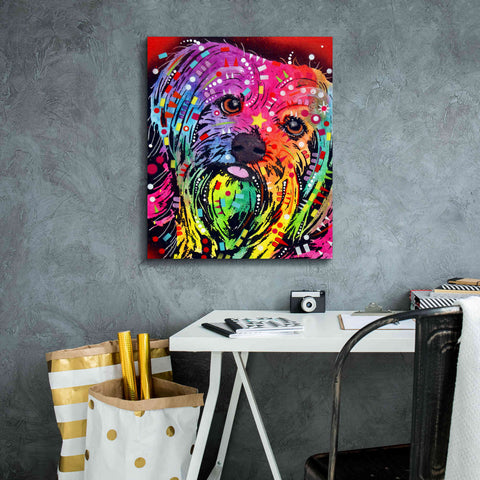 Image of 'Yorkie 2' by Dean Russo, Giclee Canvas Wall Art,20x24