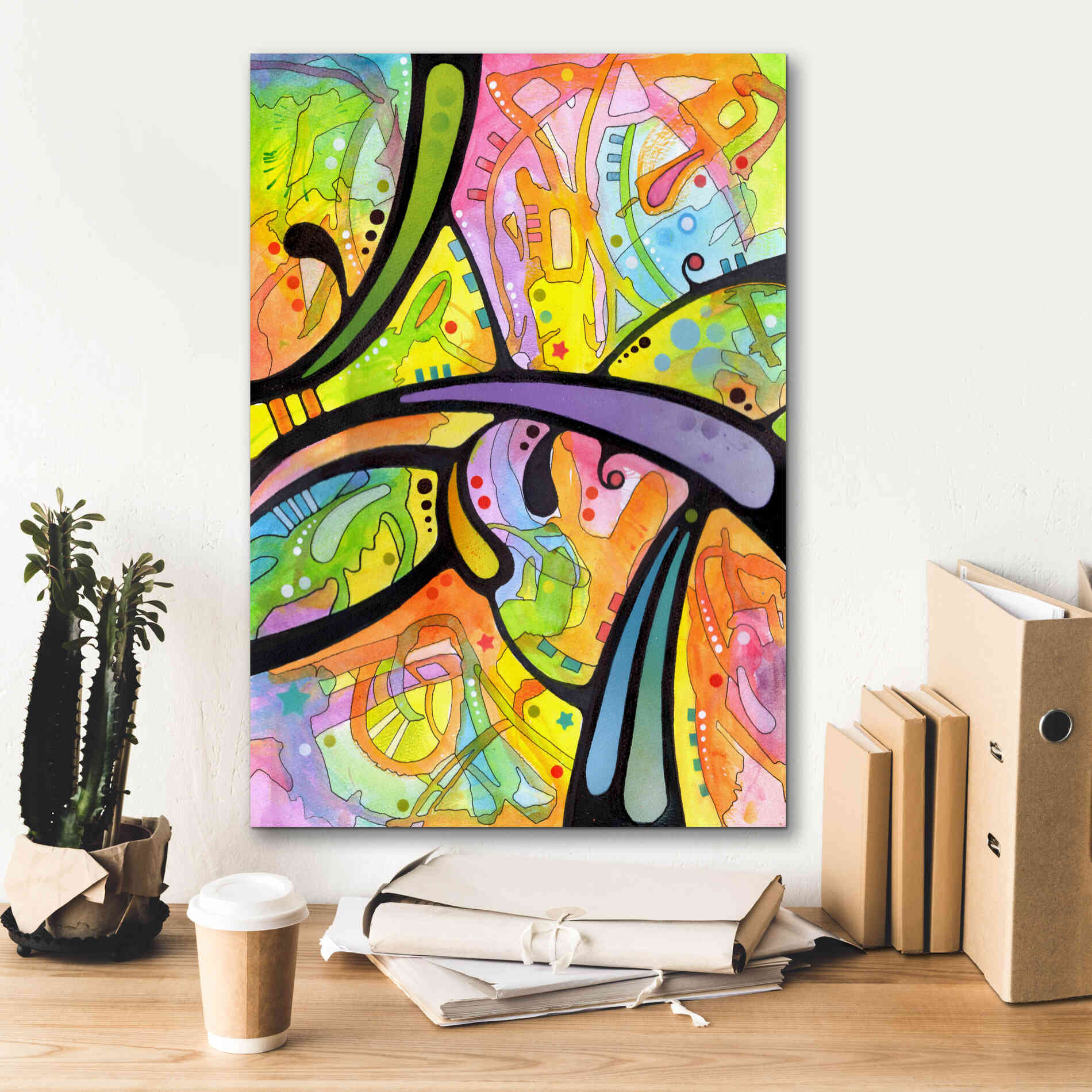 'Abstract' by Dean Russo, Giclee Canvas Wall Art,18x26