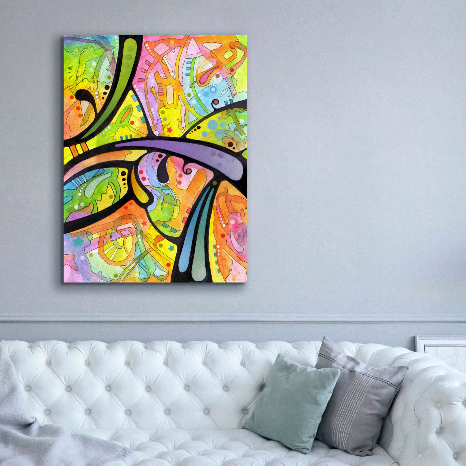 'Abstract' by Dean Russo, Giclee Canvas Wall Art,40x54