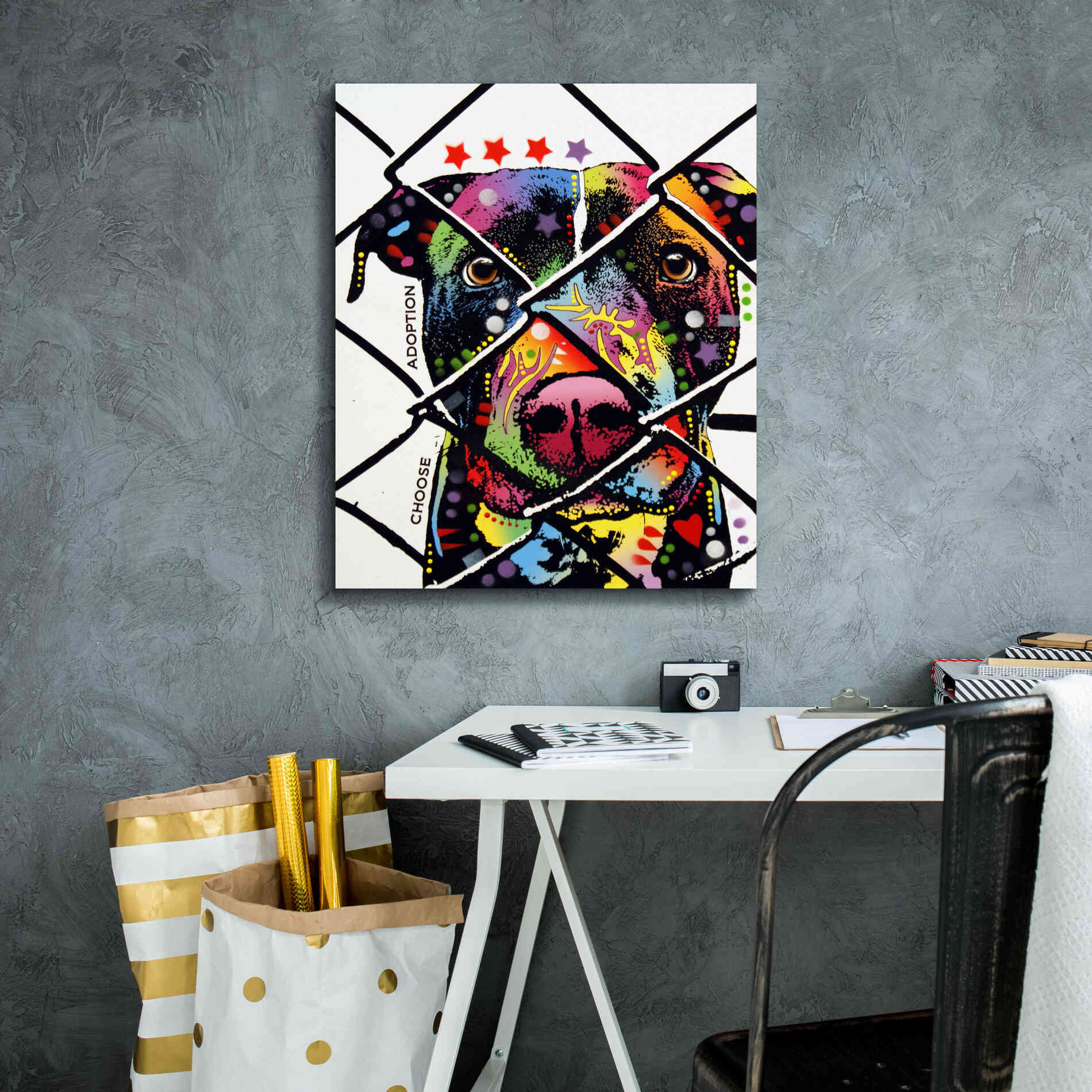 'Choose Adoption' by Dean Russo, Giclee Canvas Wall Art,20x24