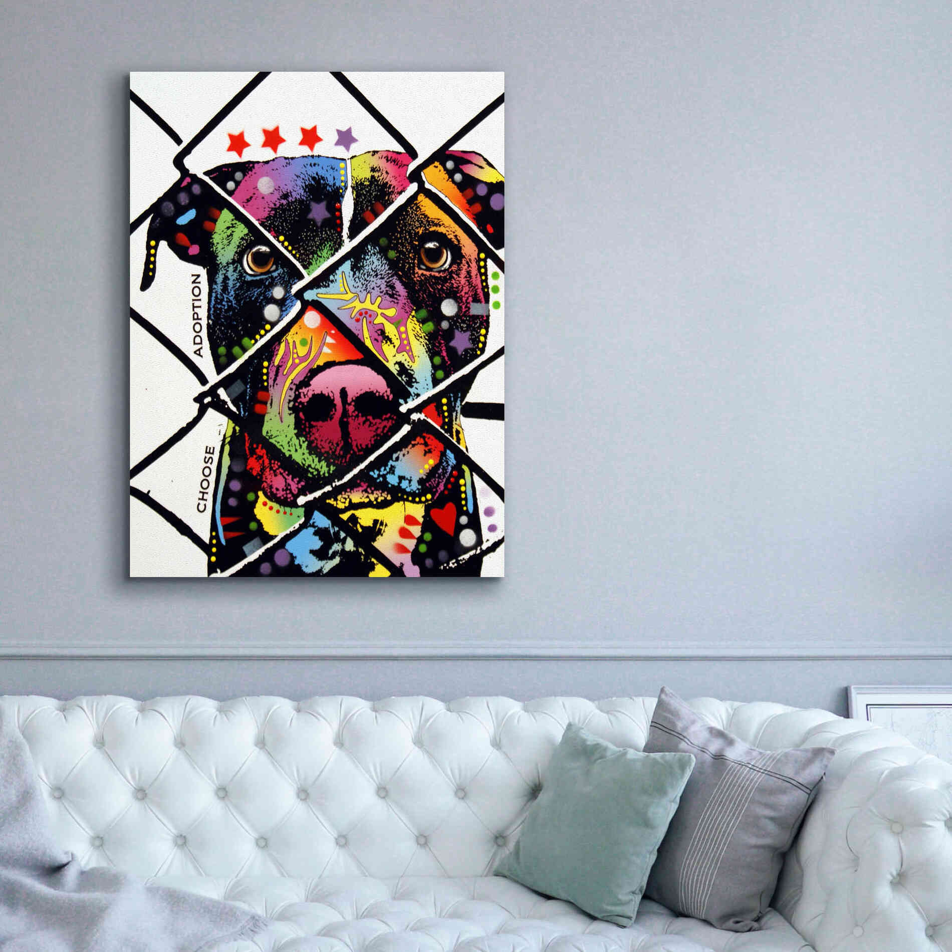 'Choose Adoption' by Dean Russo, Giclee Canvas Wall Art,40x54