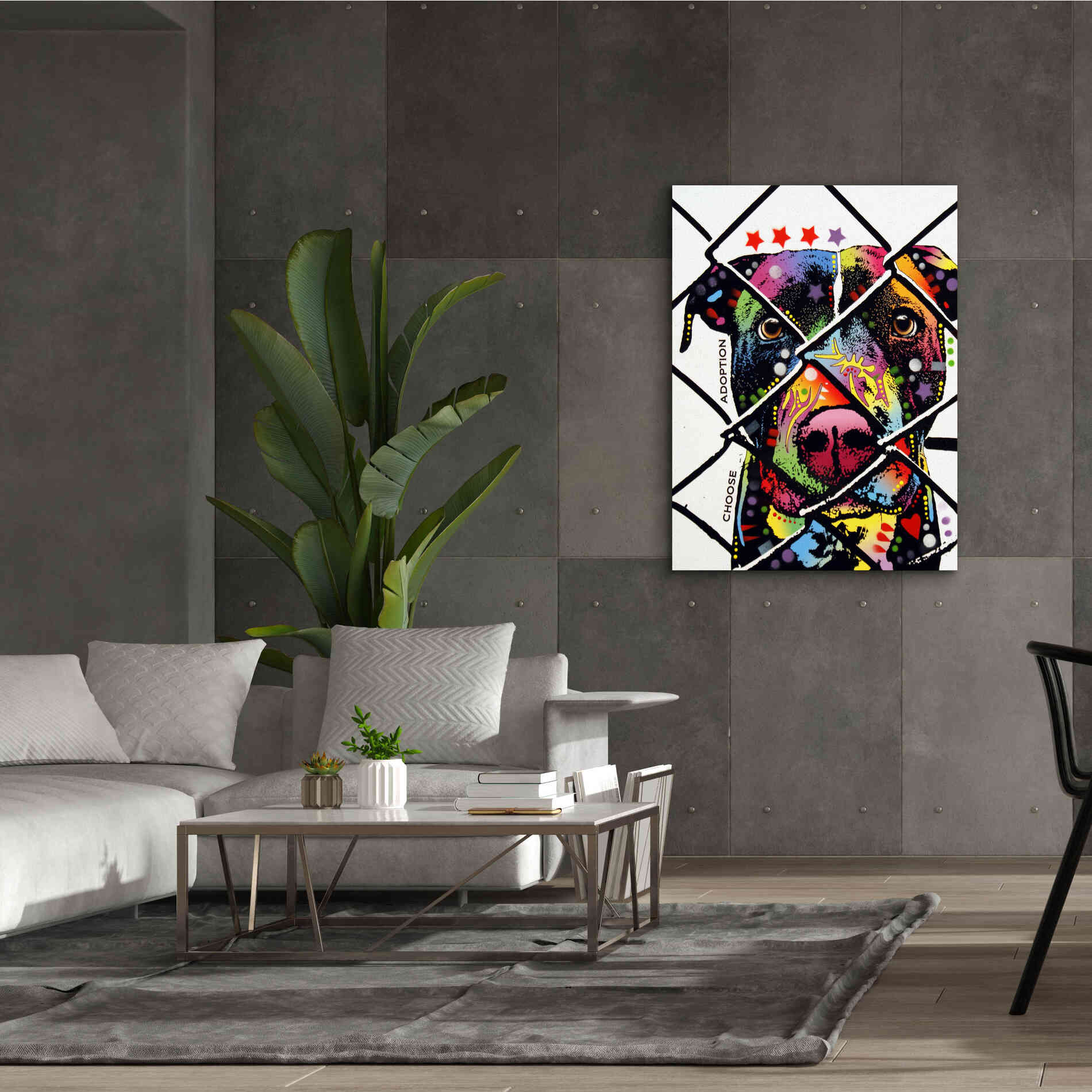 'Choose Adoption' by Dean Russo, Giclee Canvas Wall Art,40x54