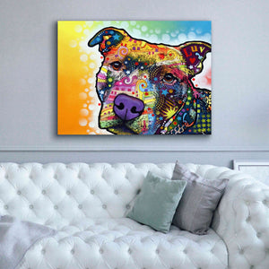 'Contemplative Pit' by Dean Russo, Giclee Canvas Wall Art,54x40