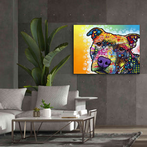 'Contemplative Pit' by Dean Russo, Giclee Canvas Wall Art,54x40