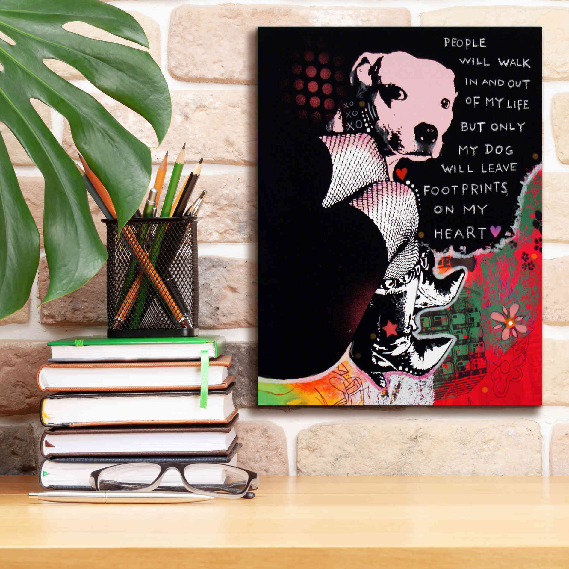 'Girls Best Friend' by Dean Russo, Giclee Canvas Wall Art,12x16