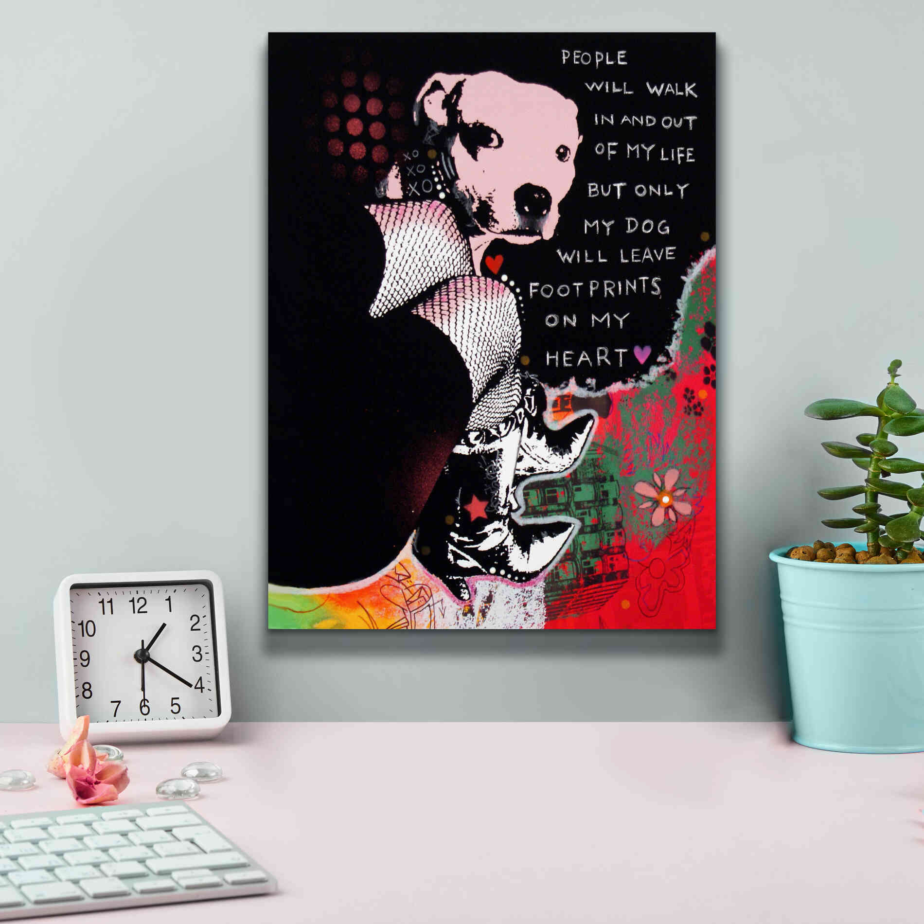 'Girls Best Friend' by Dean Russo, Giclee Canvas Wall Art,12x16