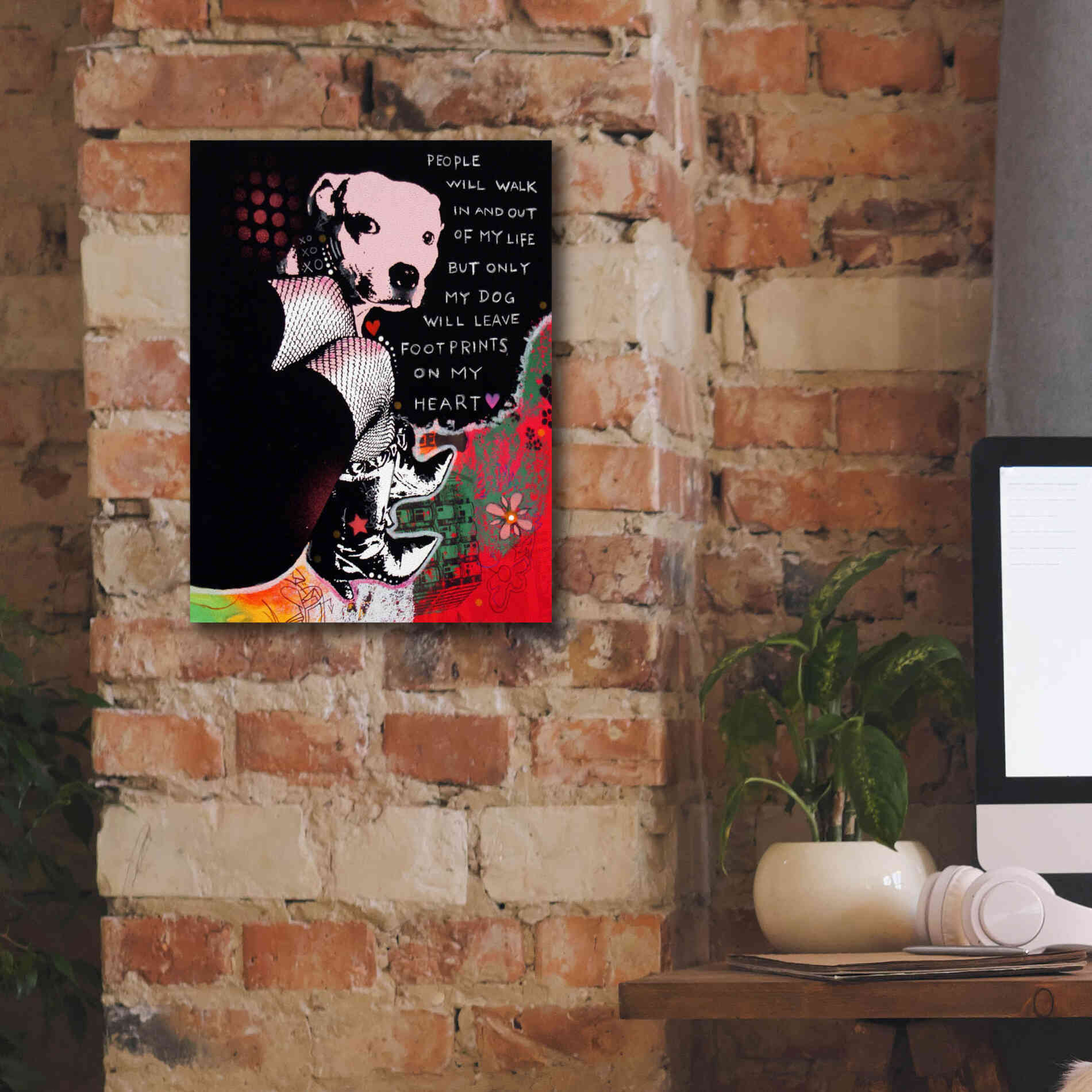 'Girls Best Friend' by Dean Russo, Giclee Canvas Wall Art,12x16