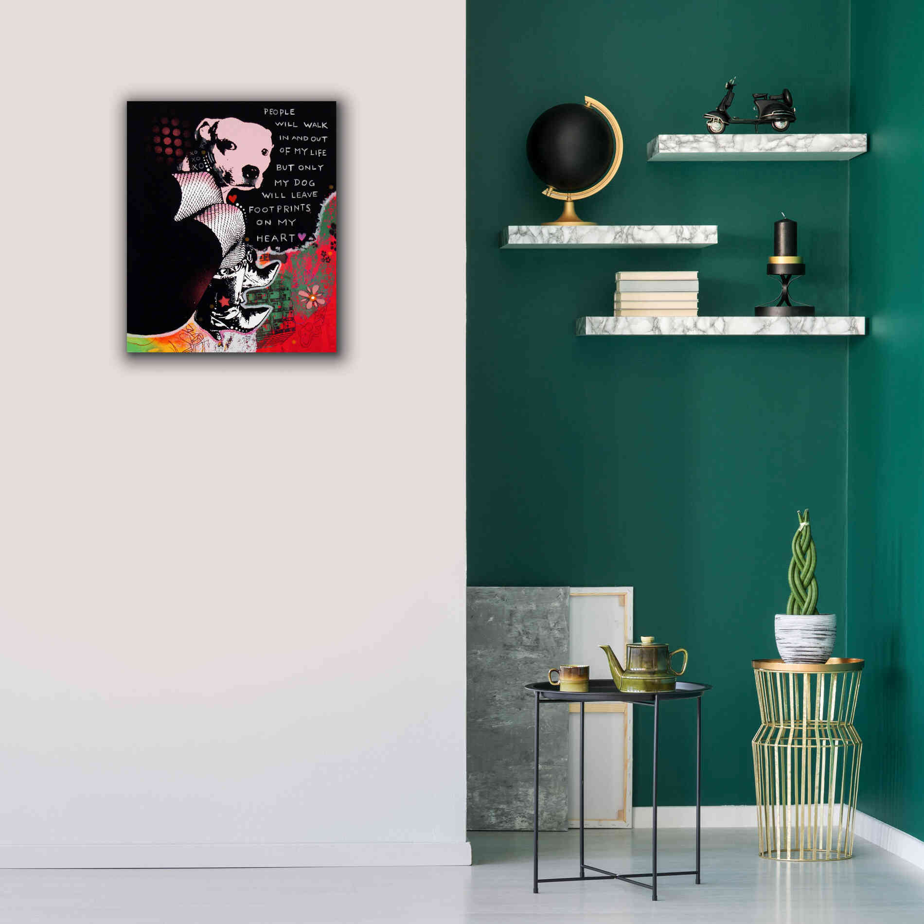 'Girls Best Friend' by Dean Russo, Giclee Canvas Wall Art,20x24