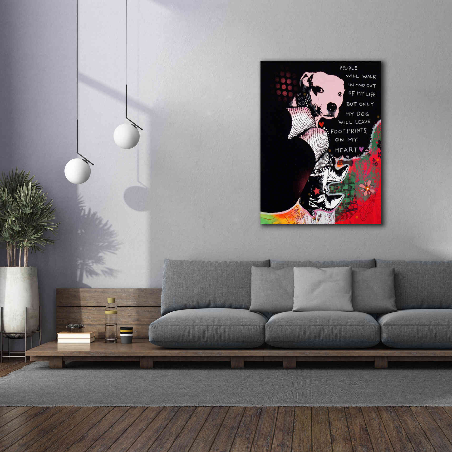 'Girls Best Friend' by Dean Russo, Giclee Canvas Wall Art,40x54