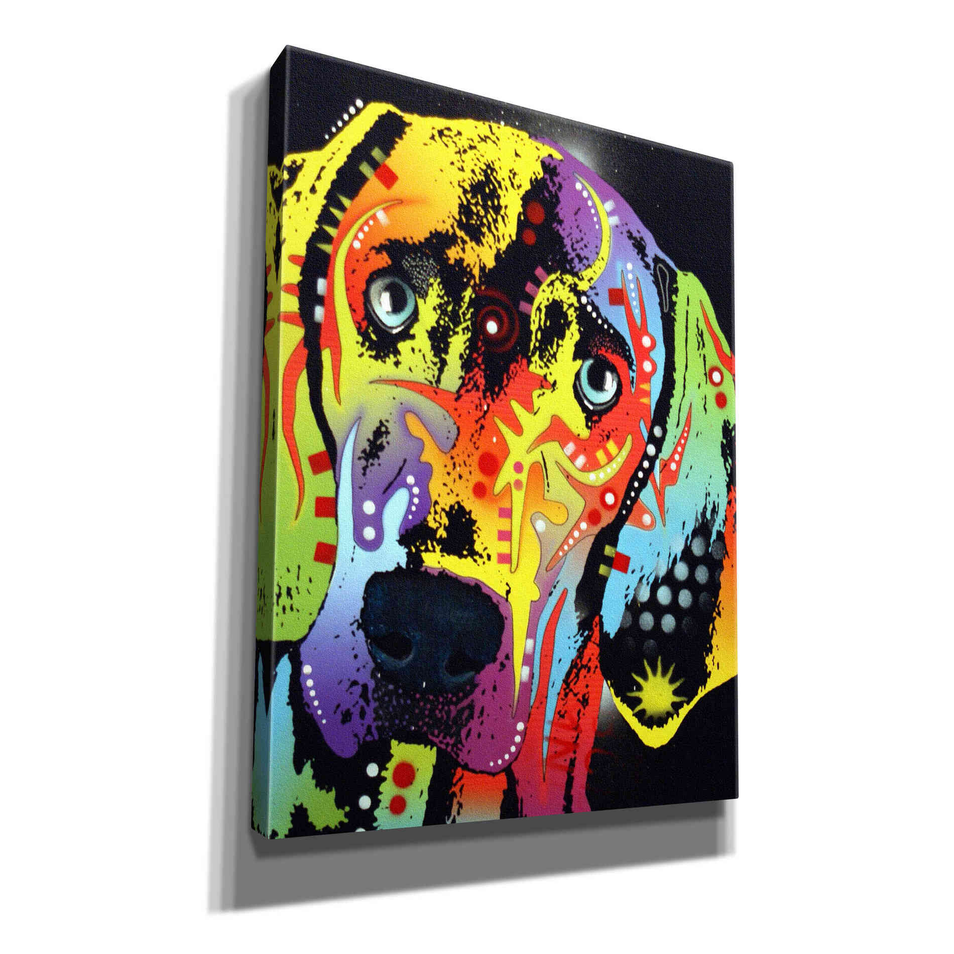 'Weimaraner' by Dean Russo, Giclee Canvas Wall Art