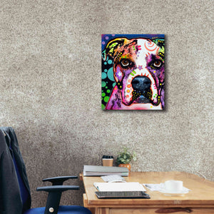 'American Bulldog 2' by Dean Russo, Giclee Canvas Wall Art,20x24
