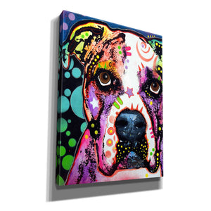 'American Bulldog 2' by Dean Russo, Giclee Canvas Wall Art