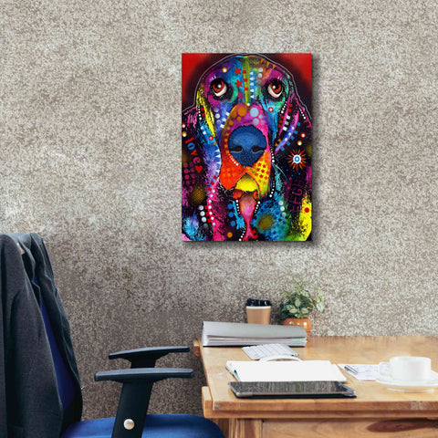 Image of 'Basset 2' by Dean Russo, Giclee Canvas Wall Art,18x26