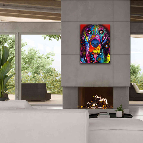 Image of 'Basset 2' by Dean Russo, Giclee Canvas Wall Art,26x34