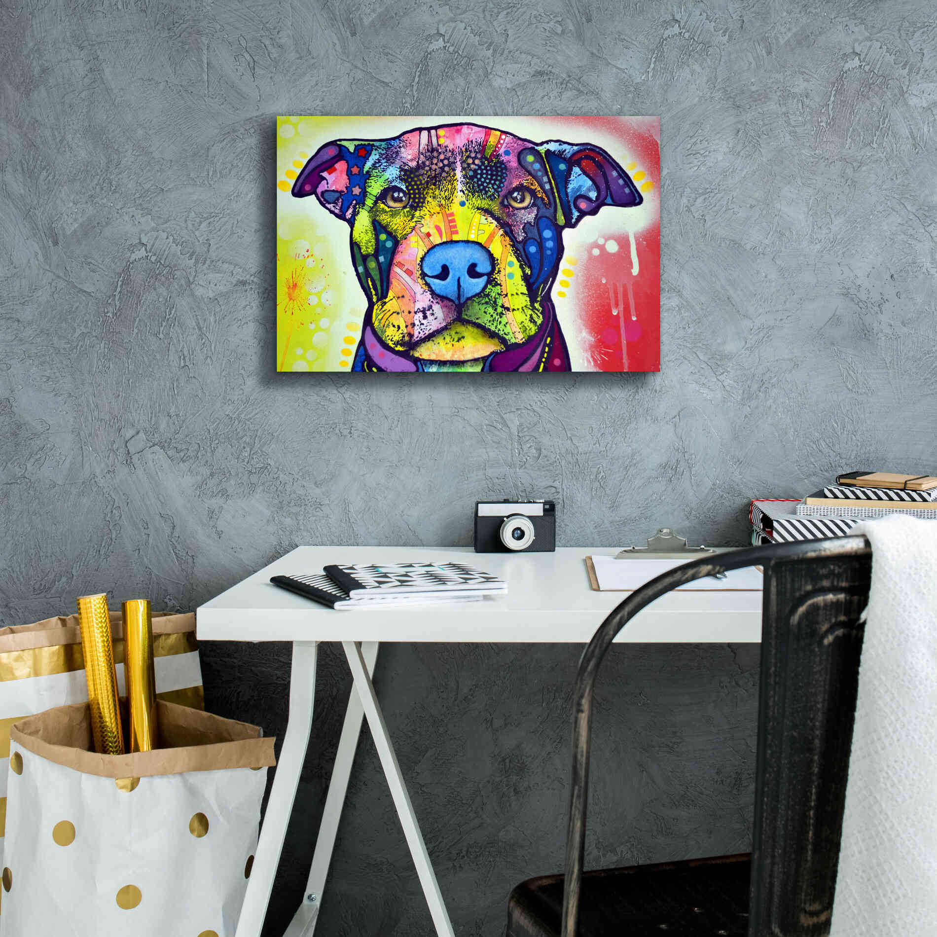 'Love A Bull This Years Love 2013 Part 1' by Dean Russo, Giclee Canvas Wall Art,18x12