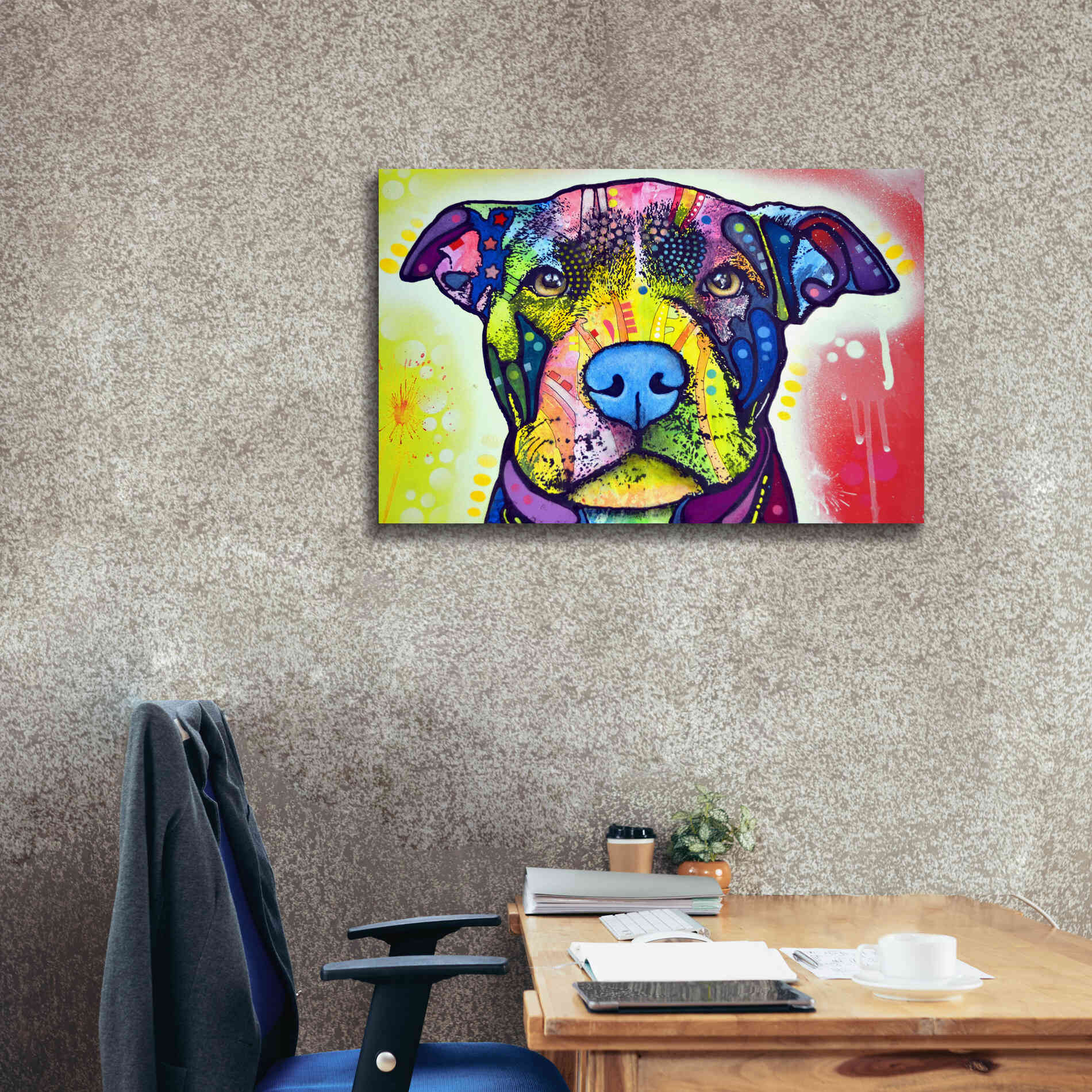 'Love A Bull This Years Love 2013 Part 1' by Dean Russo, Giclee Canvas Wall Art,40x26