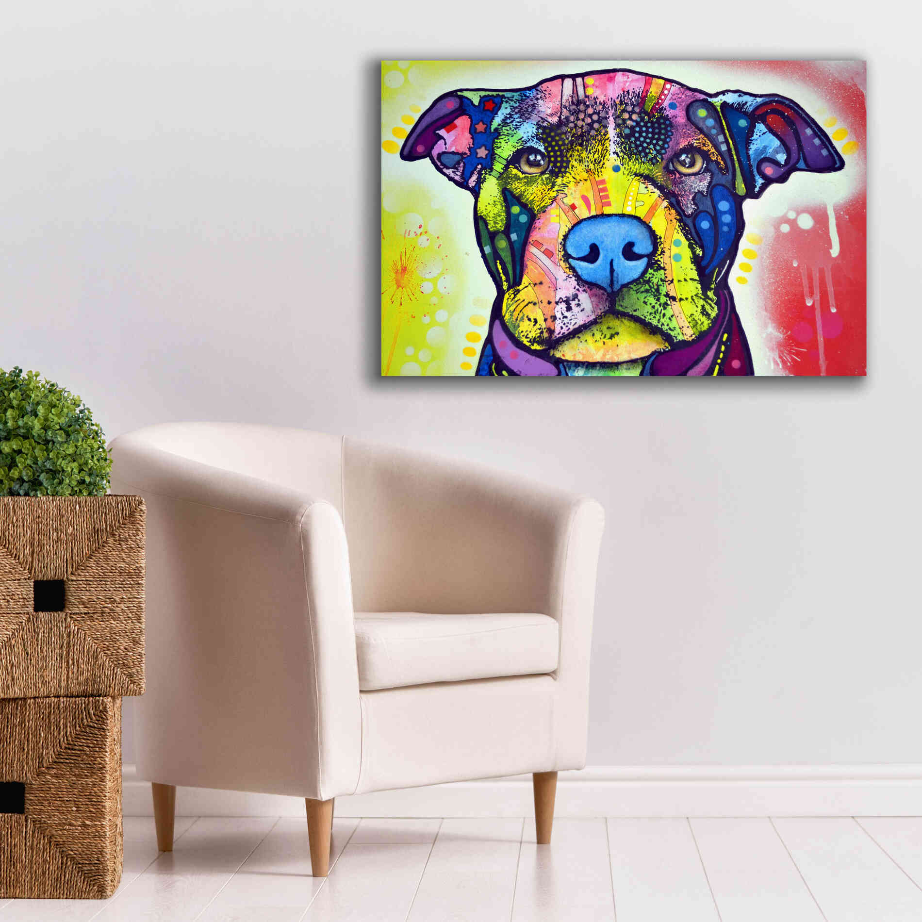 'Love A Bull This Years Love 2013 Part 1' by Dean Russo, Giclee Canvas Wall Art,40x26