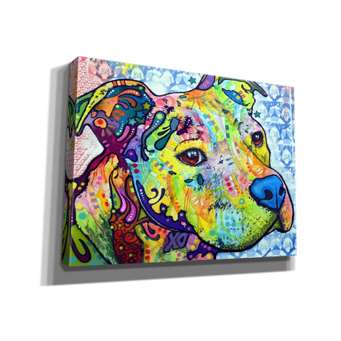 Image of 'Thoughtful Pit Bull This Years Love 2013 Part 2' by Dean Russo, Giclee Canvas Wall Art