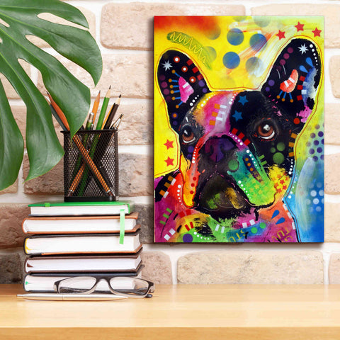 Image of 'French Bulldog 2' by Dean Russo, Giclee Canvas Wall Art,12x16