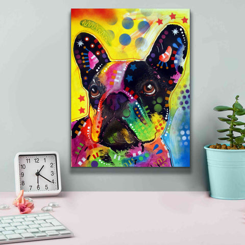 Image of 'French Bulldog 2' by Dean Russo, Giclee Canvas Wall Art,12x16