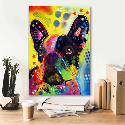 Image of 'French Bulldog 2' by Dean Russo, Giclee Canvas Wall Art,18x26