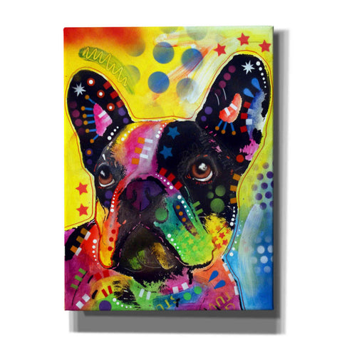 Image of 'French Bulldog 2' by Dean Russo, Giclee Canvas Wall Art