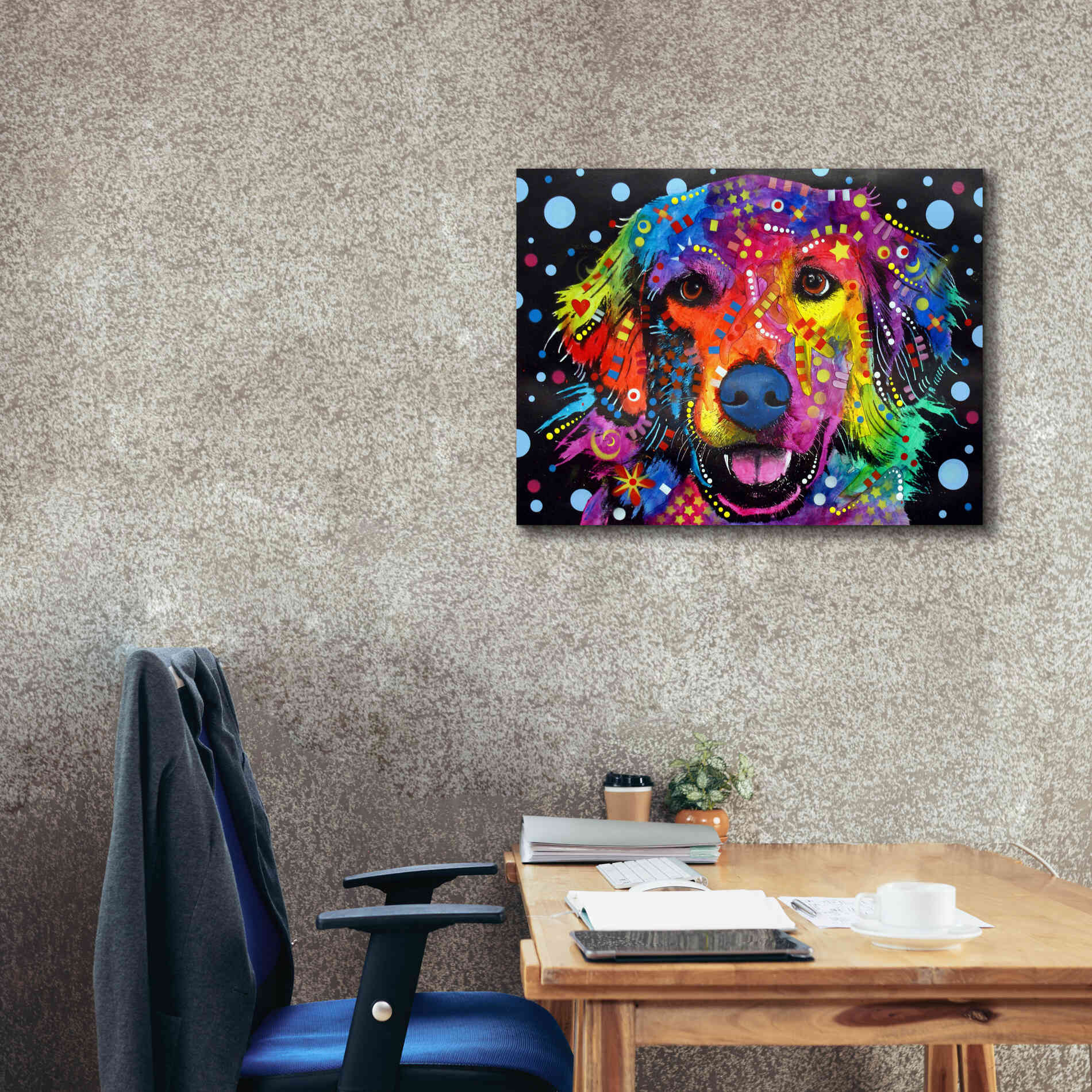 'Love Is Golden ' by Dean Russo, Giclee Canvas Wall Art,34x26