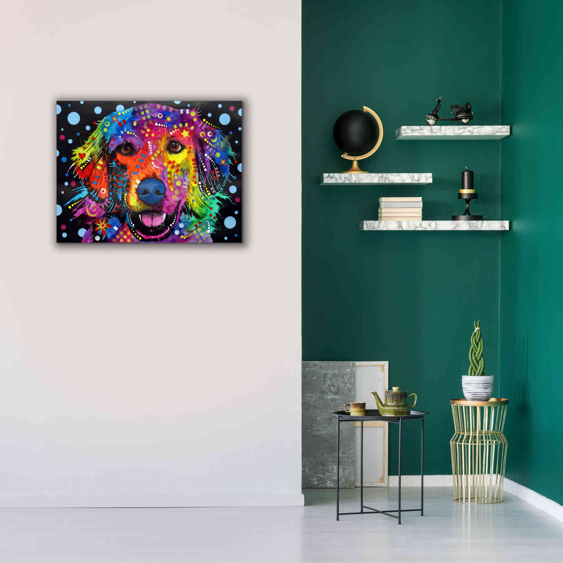 'Love Is Golden ' by Dean Russo, Giclee Canvas Wall Art,34x26