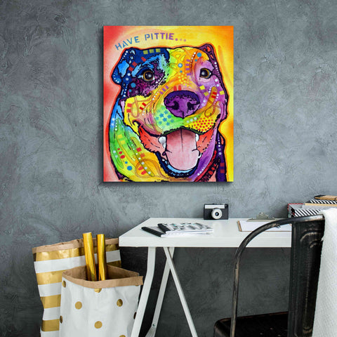 Image of 'Have Pittie' by Dean Russo, Giclee Canvas Wall Art,20x24
