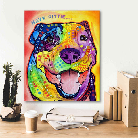 Image of 'Have Pittie' by Dean Russo, Giclee Canvas Wall Art,20x24