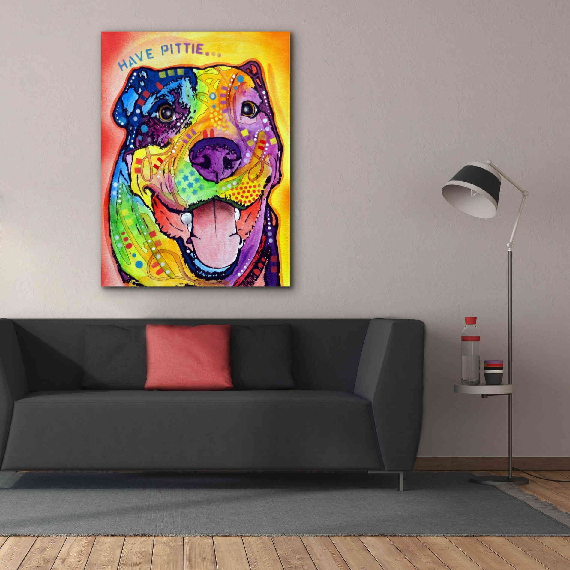 'Have Pittie' by Dean Russo, Giclee Canvas Wall Art,40x54