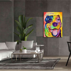 'Have Pittie' by Dean Russo, Giclee Canvas Wall Art,40x54