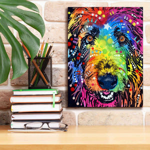 'Irish Wolfhound' by Dean Russo, Giclee Canvas Wall Art,12x16