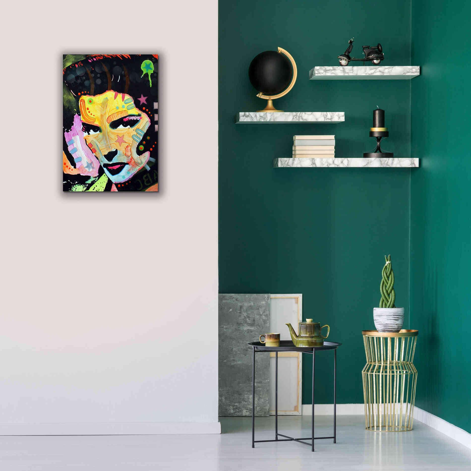 'Katherine Hepburn' by Dean Russo, Giclee Canvas Wall Art,18x26