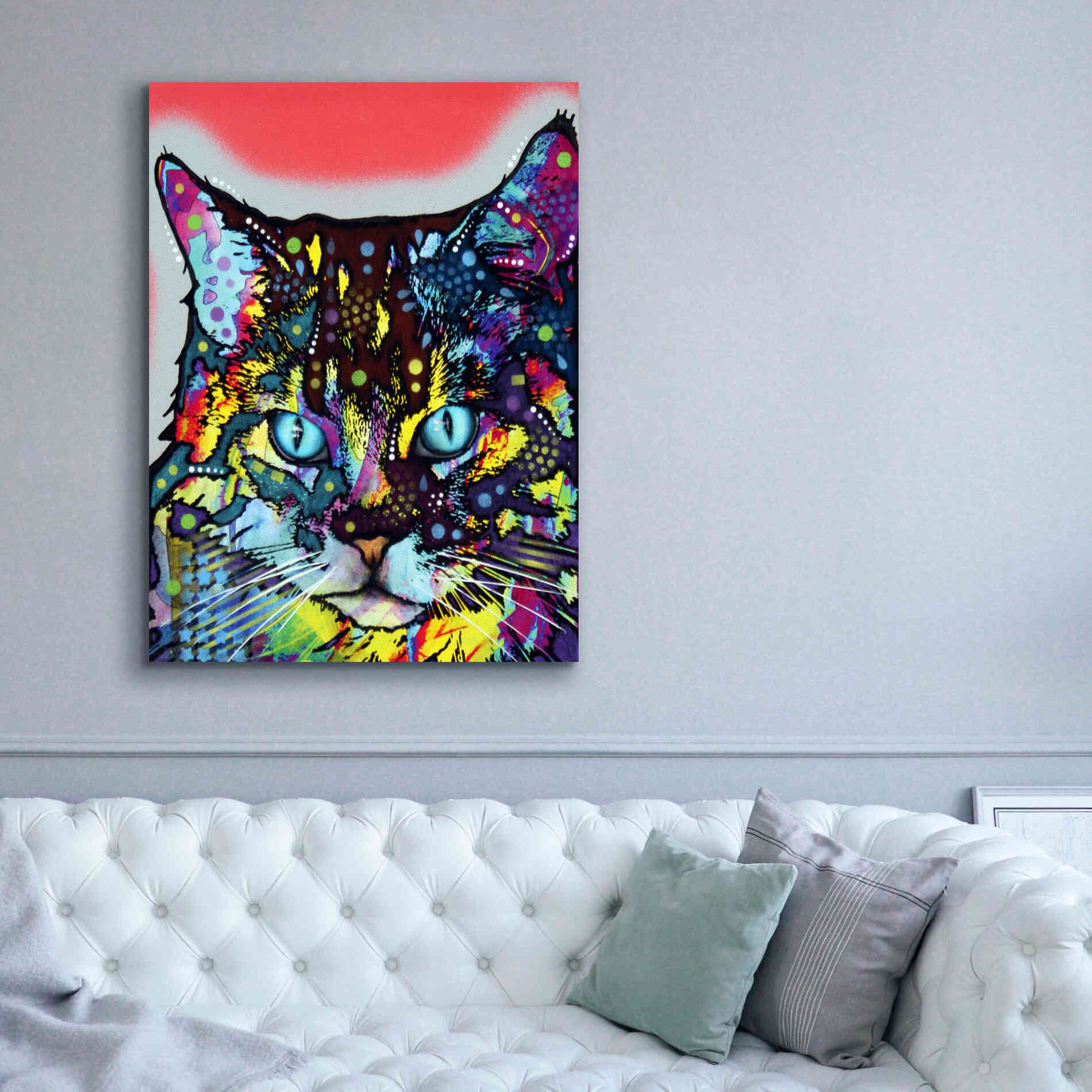 'Maine Coon' by Dean Russo, Giclee Canvas Wall Art,40x54