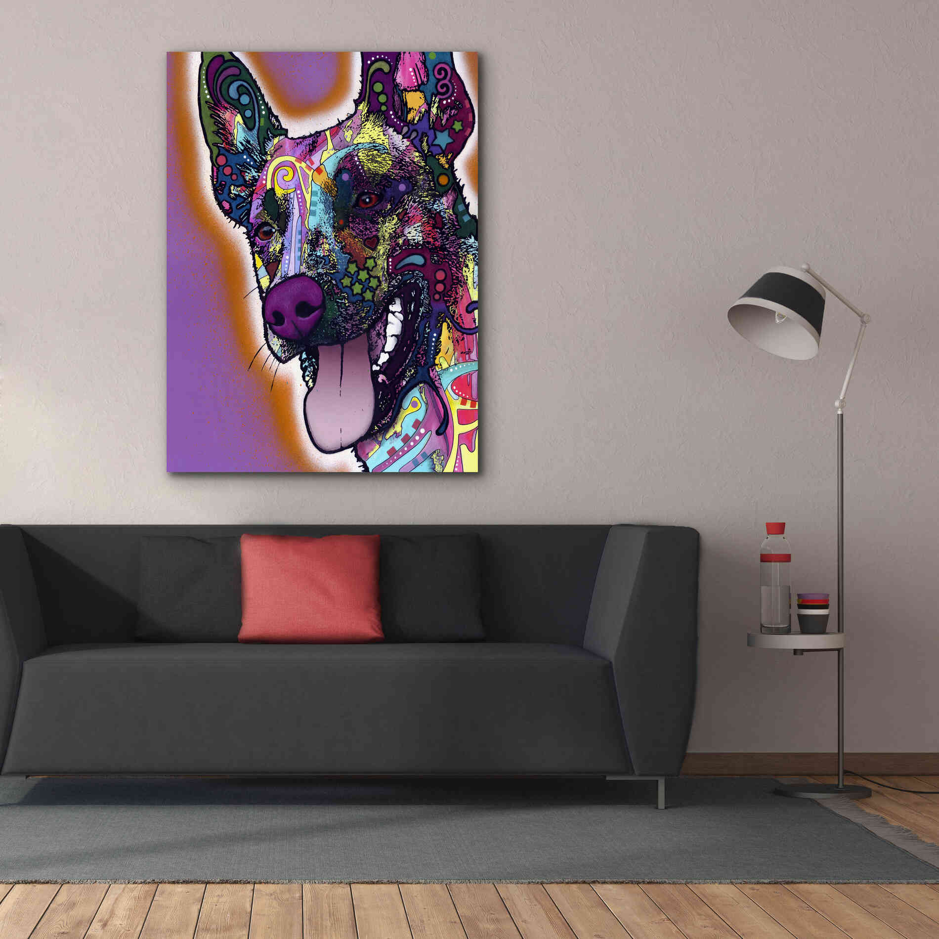 'Malinois' by Dean Russo, Giclee Canvas Wall Art,40x54